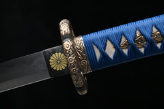Chrysanthemum Tachi Mountings Steel Katana | NIMOFAN - 090872403151505