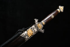 Peony Laminated Jian T10 Steel Chinese Jian | NIMOFAN - 0610872403171512