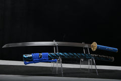 Fine Cloud Dragon Stonewash Steel Katana | NIMOFAN - 040872403251513