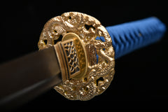 Fine Cloud Dragon Stonewash Steel Katana | NIMOFAN - 040872403251513