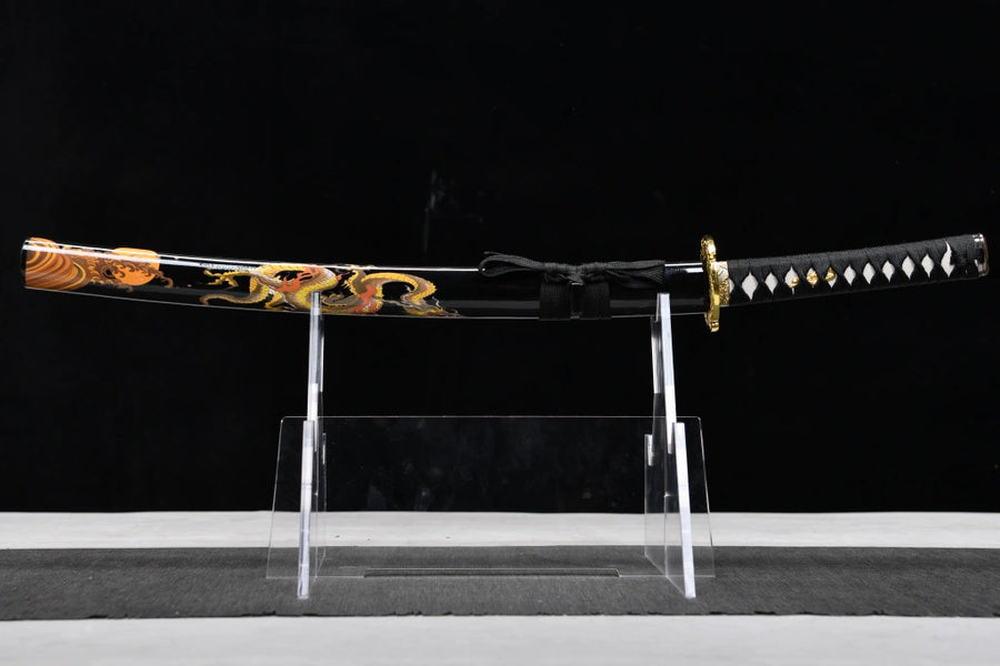 Wakizashi – 20-inch 1045 Steel Samurai Short Sword | Kinryu（金龍） full product photo