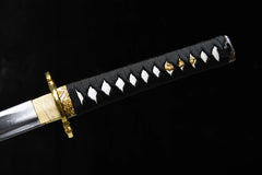 Wakizashi – 20-inch 1045 Steel Samurai Short Sword | Kinryu（金龍） full product photo