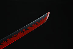 Demon Slayer Katana – Rengoku Flame Blade | 炎柱の日輪刀 display view product photo
