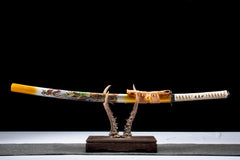 Iron Sukashi Kyomen-Shiage 1065 Steel Katana - 炽烈