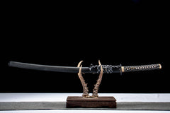 Leaf Hamon T10 Clay Tempered Katana - 焚昼