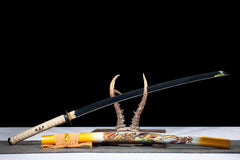 Iron Sukashi Kyomen-Shiage 1065 Steel Katana - 炽烈