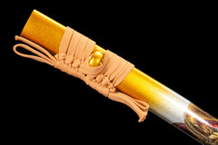 Iron Sukashi Kyomen-Shiage 1065 Steel Katana - 炽烈