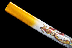 Iron Sukashi Kyomen-Shiage 1065 Steel Katana - 炽烈
