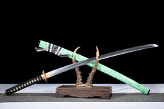 Dragonfly T10 Clay Tempered Hamon Katana - 裂敌