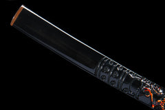 Relief Saya T10 Damascus Steel Katana - 鬼蜮