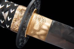 Leaf Hamon T10 Clay Tempered Katana - 焚昼
