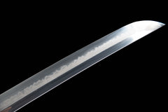 Choji Hamon Relief Saya T10 Clay Tempered Katana - 无咎