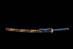 Gilded Plum Dragon T10 Damascus Katana product photo 3