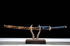 Gilded Plum Dragon T10 Damascus Katana product photo 4