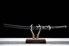 Red Damascus T10 Steel Katana product photo 4