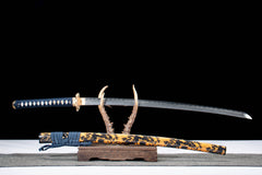 Gilded Plum Dragon T10 Damascus Katana product photo 6