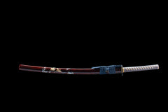 Blue Plum Blossom U-no-Kubi Katana 1065 Steel product photo 3
