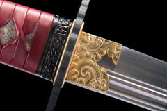 Wind Fire Wheel U-no-Kubi Katana 1065 Steel product photo 12