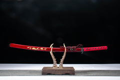 Black Red Karakusa 1065 Katana product photo 1