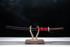 Coiled Dragon 1065 Damascus Katana product photo 1