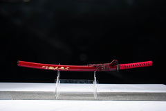 Black Red Karakusa 1065 Katana product photo 2