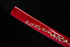 Crimson Karakusa 1065 Damascus Katana product photo 9