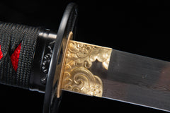 Crimson Karakusa 1065 Damascus Katana product photo 11