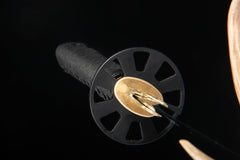Crimson Karakusa 1065 Damascus Katana product photo 12