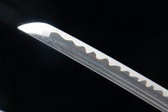 Polished 1065 Damascus Bo-Hi Katana product photo 7