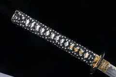 Polished 1065 Damascus Bo-Hi Katana product photo 8
