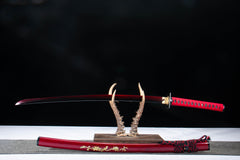 Black Red Karakusa 1065 Katana product photo 4