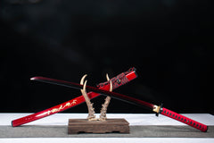 Black Red Karakusa 1065 Katana product photo 6