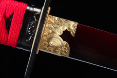 Black Red Karakusa 1065 Katana product photo 10