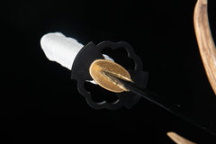 Blue Twin Dragon Engraved 1065 Katana product photo 12