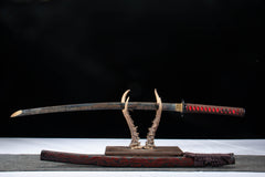 Gilded T10 Katana with High-Relief Saya product photo 4