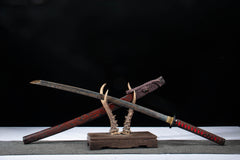 Gilded T10 Katana with High-Relief Saya product photo 6