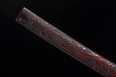 Gilded T10 Katana with High-Relief Saya product photo 10