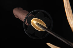 Gilded T10 Katana with High-Relief Saya product photo 12