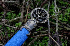 Ring Pommel Sword – Bai Yue Kui Huan Shou Dao - T10 clay tempered... full product photo