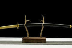 Demon Slayer Katana – Flame-Patterned 1045 Steel Blade | Yoriichi... full product photo