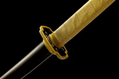 Demon Slayer Katana – Flame-Patterned 1045 Steel Blade | Yoriichi... display view product photo