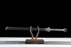 Shadow Silver Tang Dao 1065 Carbon Steel - LRT006