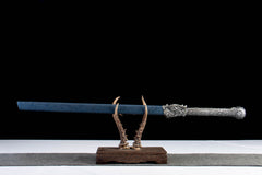 Blue Storm Dragon Tang Dao 1065 Carbon Steel - LRT004