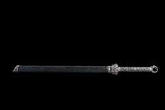 Shadow Silver Tang Dao 1065 Carbon Steel - LRT006