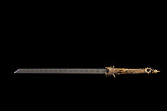 Black Gold Dragon Tang Dao 1065 Carbon Steel - LRT002