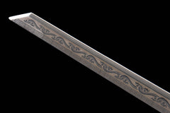 Black Gold Dragon Tang Dao 1065 Carbon Steel - LRT002