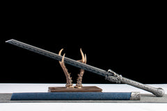 Blue Storm Dragon Tang Dao 1065 Carbon Steel - LRT004