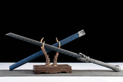 Blue Storm Dragon Tang Dao 1065 Carbon Steel - LRT004