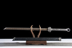 Shadow Silver Tang Dao 1065 Carbon Steel - LRT006