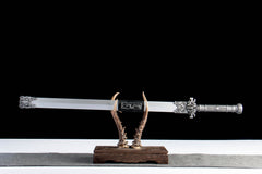 Silver Frost Tang Dao 1065 Carbon Steel - LRT009